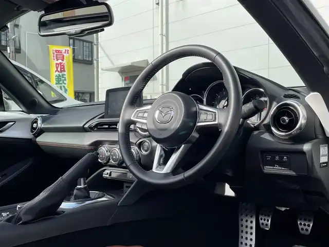 マツダ ロードスター ＲＦ VS テラコッタセレクション 兵庫県 2022(令4)年 0.7万km スノーフレイクホワイトパールマイカ /ワンオーナー//OP ドアミラー（ピアノブラック）//OP ブレンボキャリパー（レッド）//OP BBS製17インチAW//社外ビルシュタインショックアブソーバー//OP リヤスポイラー//ナッパレザーシート（テラコッタカラー）//シートヒーター//BOSEサウンドシステム//純正SDナビ//地デジ/DVD/BT/USB//ステアリングリモコン//ビルトインETC//クルーズコントロール//リヤパーキングセンサー//SCBS//BSM//車線逸脱警報//交通標識認識システム//ドライバーアテンションアラート//ハイビームコントロールシステム//R5/6/7年ディーラー点検記録簿