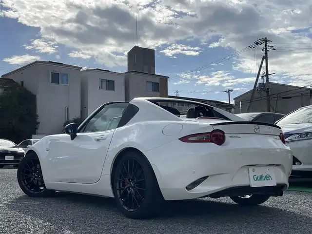 マツダ ロードスター ＲＦ VS テラコッタセレクション 兵庫県 2022(令4)年 0.7万km スノーフレイクホワイトパールマイカ /ワンオーナー//OP ドアミラー（ピアノブラック）//OP ブレンボキャリパー（レッド）//OP BBS製17インチAW//社外ビルシュタインショックアブソーバー//OP リヤスポイラー//ナッパレザーシート（テラコッタカラー）//シートヒーター//BOSEサウンドシステム//純正SDナビ//地デジ/DVD/BT/USB//ステアリングリモコン//ビルトインETC//クルーズコントロール//リヤパーキングセンサー//SCBS//BSM//車線逸脱警報//交通標識認識システム//ドライバーアテンションアラート//ハイビームコントロールシステム//R5/6/7年ディーラー点検記録簿