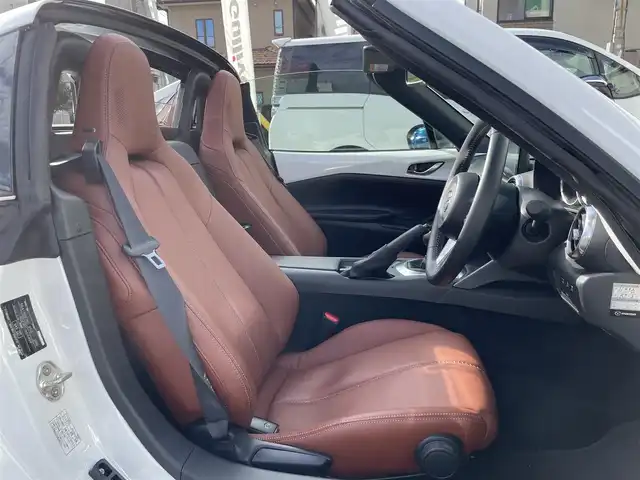 マツダ ロードスター ＲＦ VS テラコッタセレクション 兵庫県 2022(令4)年 0.7万km スノーフレイクホワイトパールマイカ /ワンオーナー//OP ドアミラー（ピアノブラック）//OP ブレンボキャリパー（レッド）//OP BBS製17インチAW//社外ビルシュタインショックアブソーバー//OP リヤスポイラー//ナッパレザーシート（テラコッタカラー）//シートヒーター//BOSEサウンドシステム//純正SDナビ//地デジ/DVD/BT/USB//ステアリングリモコン//ビルトインETC//クルーズコントロール//リヤパーキングセンサー//SCBS//BSM//車線逸脱警報//交通標識認識システム//ドライバーアテンションアラート//ハイビームコントロールシステム//R5/6/7年ディーラー点検記録簿