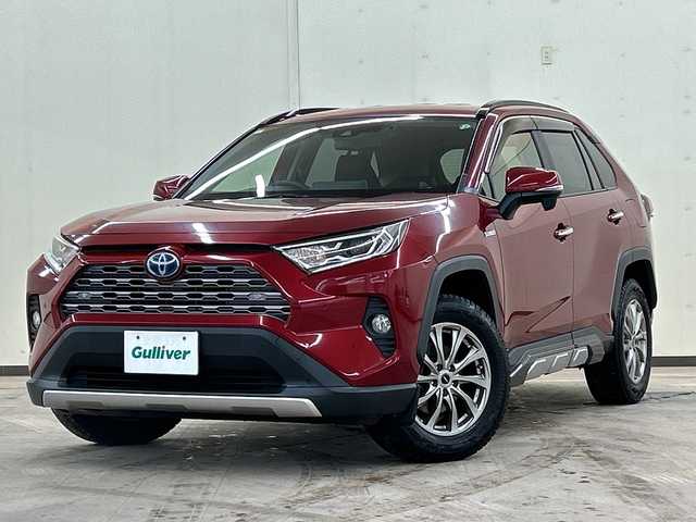 トヨタ ＲＡＶ４ ハイブリットG 道央・札幌 2019(令1)年 9.5万km センシュアルレッドマイカ /4WD//純正ナビ//オートライト//オートエアコン//フルセグテレビ//バックカメラ//クルーズコントロール//ドアバイザー//プッシュスタート//パワーバックドア//ETC//オートマチックハイビーム//フォグランプ//シートヒーター//ドライブレコーダー//エンジンスタータ//パワーバックドア//ステアリングヒーター//夏タイヤ付き