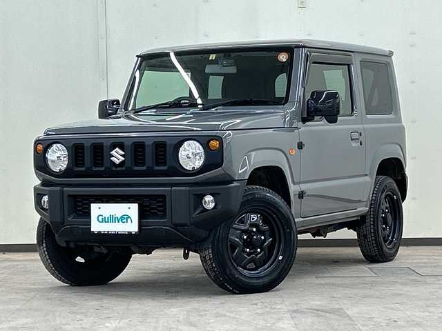 スズキ ジムニー XL 道央・札幌 2023(令5)年 1.7万km ミディアムグレー ４ＷＤ//HDDナビ//ワンオーナー//フルセグテレビ//バックカメラ//アイドリングストップ//ドアバイザー//プッシュスタート//ETC//ドライブレコーダー//オートライト//シートヒーター//夏タイヤ付き
