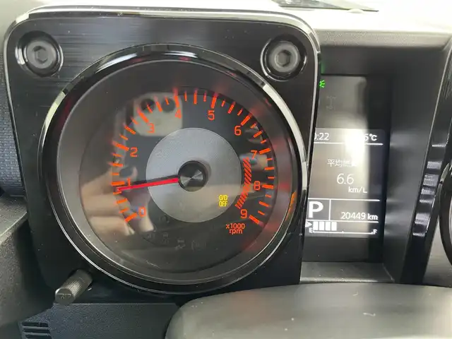 スズキ ジムニー XC 富山県 2023(令5)年 2.1万km ブルーイッシュブラックパール3 社外ディスプレイオーディオ（AM/FM/BT）/バックカメラ/ETC/シートヒーター/衝突被害軽減システム/クルーズコントロール/レーンキープアシスト/横滑り防止装置/アイドリングストップ/純正アルミホイール/社外フロアマット/オートLEDライト/フォグライト/革巻きステアリング/ステアリングスイッチ/スマートキー/スペアキー
