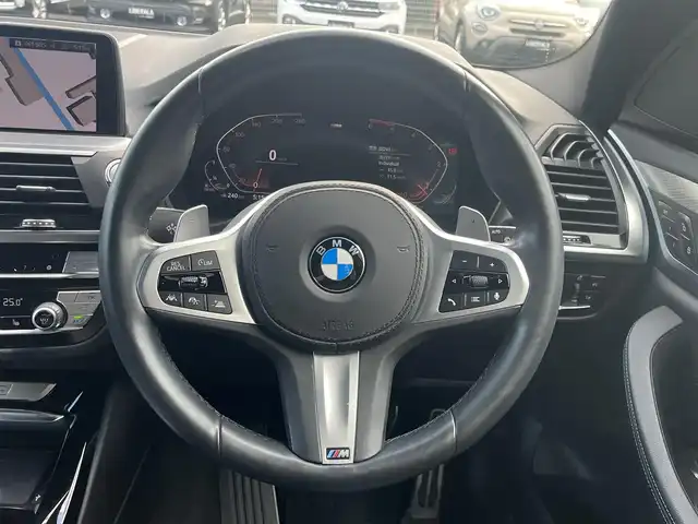 ＢＭＷ Ｘ３ xDrive20d Mスポーツ 静岡県 2020(令2)年 3.9万km 白 アダプティブクルーズコントロール/純正ナビ/（フルセグ/Bluetooth/ CarPlay）/360°カメラ/ヘッドアップディスプレイ/レーンキープアシスト/ブラインドスポットアシスト/コンフォートアクセス/ハーフレザーシート/LEDヘッドライト/オートハイビーム/純正19インチアルミホイール/電動リアゲート/ワイヤレス充電/パワーシート/シートヒーター/ドライビングアシスト＋/パーキングアシスト＋