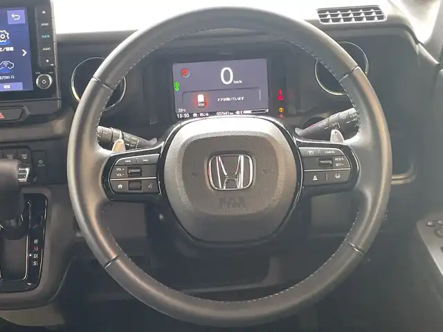 ホンダ Ｎ ＢＯＸ カスタム ターボ 埼玉県 2023(令5)年 0.8万km クリスタルブラックパール ホンダセンシング /純正メモリナビ /　　CD/DVD/BT/フルセグ/バックカメラ/両側パワースライドドア /レーダークルーズコントロール /LEDオートライト /ハーフレザーシート /シートヒーター /純正15インチアルミホイール/パドルシフト/ステアリングスイッチ/電子パーキング/純正ETC