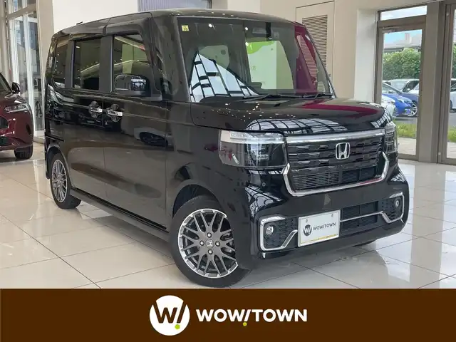 ホンダ Ｎ ＢＯＸ カスタム ターボ 埼玉県 2023(令5)年 0.8万km クリスタルブラックパール ホンダセンシング /純正メモリナビ /　　CD/DVD/BT/フルセグ/バックカメラ/両側パワースライドドア /レーダークルーズコントロール /LEDオートライト /ハーフレザーシート /シートヒーター /純正15インチアルミホイール/パドルシフト/ステアリングスイッチ/電子パーキング/純正ETC