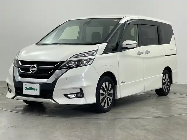 日産 セレナ ハイウェイスター Vセレクション 群馬県 2018(平30)年 3.3万km ブリリアントホワイトパール 純正９型ナビ　全周囲カメラ　クルーズコントロール　車線逸脱警報　衝突被害軽減ブレーキ　コーナーセンサー　両側パワースライドドア　ＬＥＤヘッドライト　ドライブレコーダー　ＥＴＣ　純正アルミホイール