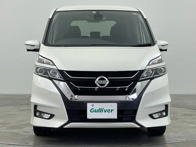 日産 セレナ ハイウェイスター Vセレクション 群馬県 2018(平30)年 3.3万km ブリリアントホワイトパール 純正９型ナビ　全周囲カメラ　クルーズコントロール　車線逸脱警報　衝突被害軽減ブレーキ　コーナーセンサー　両側パワースライドドア　ＬＥＤヘッドライト　ドライブレコーダー　ＥＴＣ　純正アルミホイール