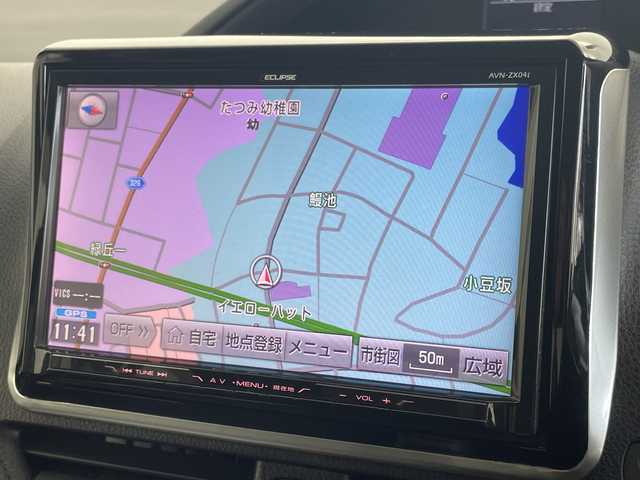 トヨタ ヴォクシー ZS 愛知県 2015(平27)年 4.7万km ブラック 社外SDナビ　（Bluetooth/TV/CD/DVD)/パワースライドドア/バックカメラ・バックモニター/スマートキー/ETC/オートライト/横滑り防止措置　/盗難防止装置/純正アルミホイール