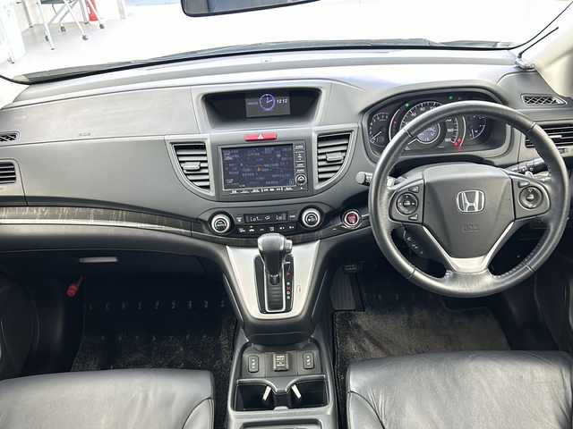 ホンダ ＣＲ－Ｖ 24G レザーパッケージ 岐阜県 2013(平25)年 7.8万km ホワイトオーキッドパール ４WD/純正HDDナビゲーション/AM/FM/CD/DVD/TV/バックカメラ/D席・N席シートヒーター/D席パワーシート/本革シート/純正17インチアルミホイール/スマートキー/スペアキー/横滑り防止装置/ドアバイザー/純正フロアマット/トノカバー/ビルトインETC/HIDヘッドライト/フォグライト/ミラーウィンカー/スペアタイヤ