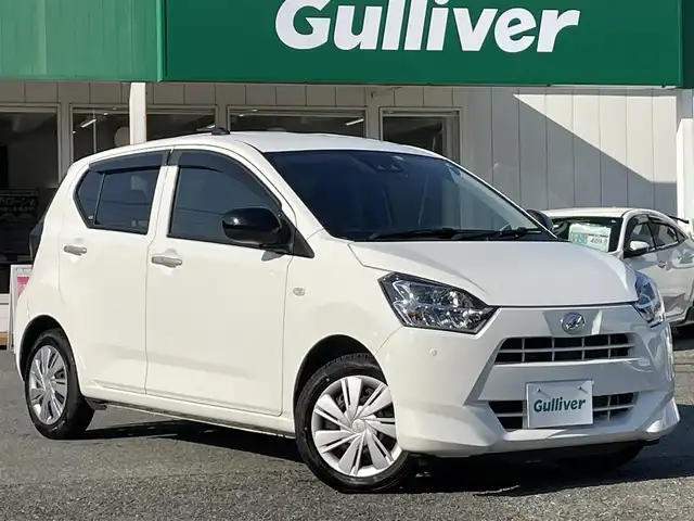 ダイハツ ミラ イース X SAⅢ 千葉県 2020(令2)年 1.6万km ホワイト スマートアシストIII/・衝突軽減ブレーキ/・誤発進抑制機能/・車線逸脱警報/・オートマチックハイビーム/社外SDナビ【MDV-D206BT】/キーレスキー/社外ドライブレコーダー/社外ETC/前後コーナーセンサー/ヘッドライトレベライザー/ドアバイザー