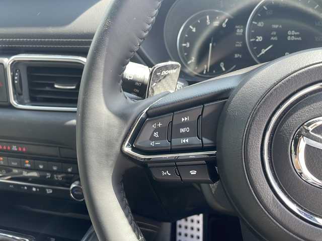 マツダ ＣＸ－８ XD グランドジャーニー 千葉県 2023(令5)年 1.8万km ジェットブラックマイカ ナビ 全方位カメラ フリップダウンモニター 電動シート 温シート ステアヒーター パドルシフト ワイヤレス充電 オートエグゼリアスポイラー オートエグゼマフラー レッドキャリパー 19インチAW