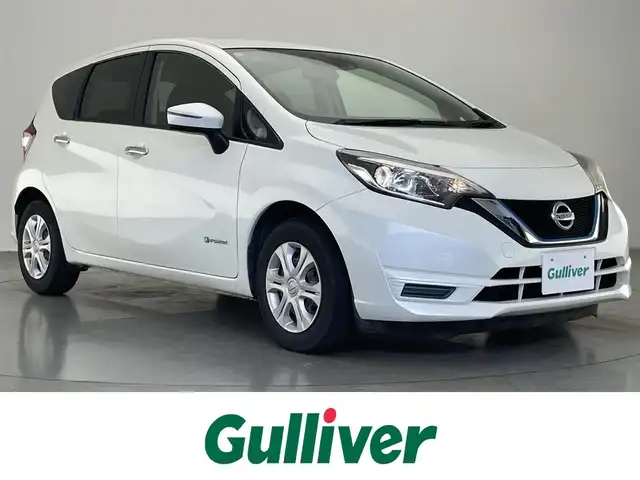 日産 ノート e－パワー X 石川県 2017(平29)年 7.7万km ブリリアントホワイトパール 社外ナビ/ミラー一体型ドラレコ/バックカメラ/Bluetooth/ETC/衝突被害軽減ブレーキ/オートライト/エンジンスタートボタン/スマートキー/禁煙車