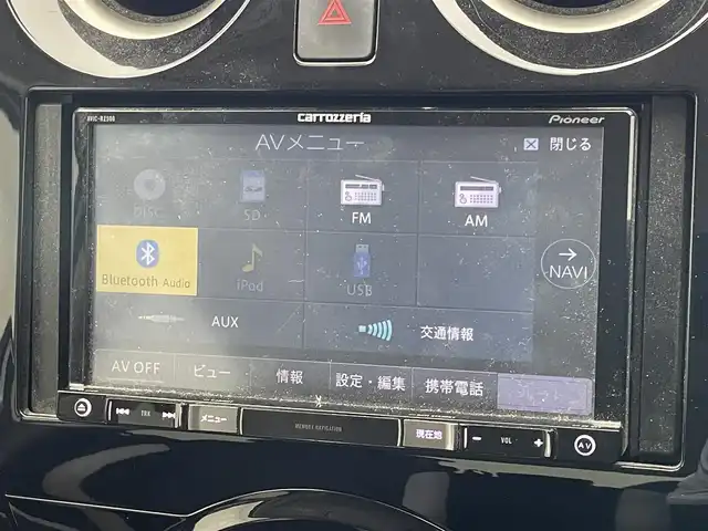 日産 ノート e－パワー X 石川県 2017(平29)年 7.7万km ブリリアントホワイトパール 社外ナビ/ミラー一体型ドラレコ/バックカメラ/Bluetooth/ETC/衝突被害軽減ブレーキ/オートライト/エンジンスタートボタン/スマートキー/禁煙車