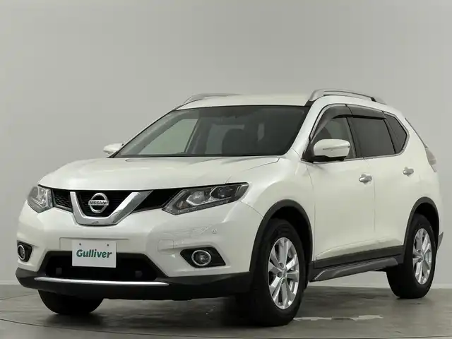 日産 エクストレイル 20X エマージェンシーブレーキ 埼玉県 2014(平26)年 5.6万km ブリリアントホワイトパール 純正ナビ　フルセグＴＶ　アラウンドビューモニター　カプロンシート　クルーズコントロール　ＬＥＤヘッドライト　シートヒーター　パワーバックドア　ドライブレコーダー　ダウンヒルアシスト　ＥＴＣ　禁煙