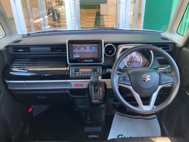 スズキ スペーシア カスタム HYBRID GS 愛媛県 2019(平31)年 1.9万km ピュアホワイトP 純正ナビ(CN-E310D)/・CD/ワンセグ/Bluetooth /片側パワースライドドア  /前方ドライブレコーダー /運転席シートヒーター /衝突軽減ブレーキ /レーンキープアシスト /コーナーセンサー/アイドリングストップ /LEDオートライト/2列目サンシェード/電動格納ミラー