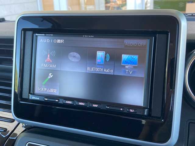 スズキ スペーシア カスタム HYBRID GS 愛媛県 2019(平31)年 1.9万km ピュアホワイトP 純正ナビ(CN-E310D)/・CD/ワンセグ/Bluetooth /片側パワースライドドア  /前方ドライブレコーダー /運転席シートヒーター /衝突軽減ブレーキ /レーンキープアシスト /コーナーセンサー/アイドリングストップ /LEDオートライト/2列目サンシェード/電動格納ミラー