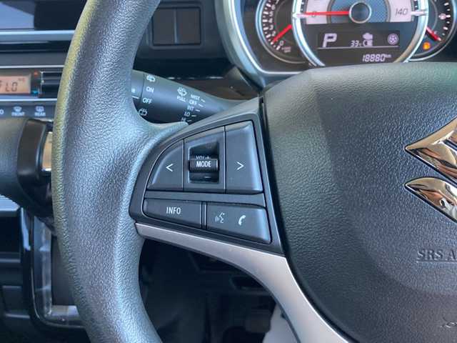 スズキ スペーシア カスタム HYBRID GS 愛媛県 2019(平31)年 1.9万km ピュアホワイトP 純正ナビ(CN-E310D)/・CD/ワンセグ/Bluetooth /片側パワースライドドア  /前方ドライブレコーダー /運転席シートヒーター /衝突軽減ブレーキ /レーンキープアシスト /コーナーセンサー/アイドリングストップ /LEDオートライト/2列目サンシェード/電動格納ミラー