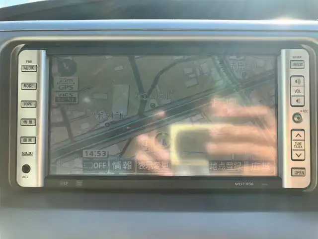 トヨタ エスティマ アエラス 静岡県 2007(平19)年 12.9万km ホワイトパールクリスタルシャイン HDDナビ（CD/DVD/MD）/バックカメラ/純正ETC/両側パワースライドドア/エンジンスタートボタン/パワーステアリング/パワーウィンドウ/スマートキー/オートエアコン/後席モニター/三列シート/ウォークスルー/オットマン/純正フロアマット/両側パワースライドドア/合皮シートカバー/社外18インチアルミホイール/ABS/オートライト/Wエアバック