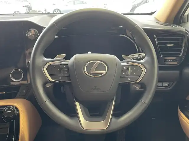 レクサス ＮＸ 350h 群馬県 2024(令6)年 0.3万km テレーンカーキマイカM 純正12インチメモリーナビ /サンルーフ　/フルセグ　/Miracast /LST+/Bluetooth　/LDA　/RCTA　/ステアリングヒーター　/BSM　/前席エアシート　/パドルシフト　/パワーバックドア/ビルトインETC2.0/全範囲カメラ/PCS/純正前後ドラレコ/AHB/純正マット/前席パワーシート/純正アルミホイール/PKSB　　