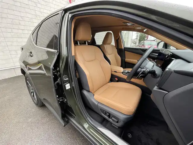 レクサス ＮＸ 350h 群馬県 2024(令6)年 0.3万km テレーンカーキマイカM 純正12インチメモリーナビ /サンルーフ　/フルセグ　/Miracast /LST+/Bluetooth　/LDA　/RCTA　/ステアリングヒーター　/BSM　/前席エアシート　/パドルシフト　/パワーバックドア/ビルトインETC2.0/全範囲カメラ/PCS/純正前後ドラレコ/AHB/純正マット/前席パワーシート/純正アルミホイール/PKSB　　