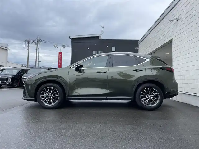 レクサス ＮＸ 350h 群馬県 2024(令6)年 0.3万km テレーンカーキマイカM 純正12インチメモリーナビ /サンルーフ　/フルセグ　/Miracast /LST+/Bluetooth　/LDA　/RCTA　/ステアリングヒーター　/BSM　/前席エアシート　/パドルシフト　/パワーバックドア/ビルトインETC2.0/全範囲カメラ/PCS/純正前後ドラレコ/AHB/純正マット/前席パワーシート/純正アルミホイール/PKSB　　