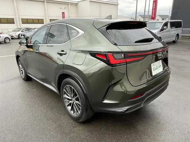 レクサス ＮＸ 350h 群馬県 2024(令6)年 0.3万km テレーンカーキマイカM 純正12インチメモリーナビ /サンルーフ　/フルセグ　/Miracast /LST+/Bluetooth　/LDA　/RCTA　/ステアリングヒーター　/BSM　/前席エアシート　/パドルシフト　/パワーバックドア/ビルトインETC2.0/全範囲カメラ/PCS/純正前後ドラレコ/AHB/純正マット/前席パワーシート/純正アルミホイール/PKSB　　