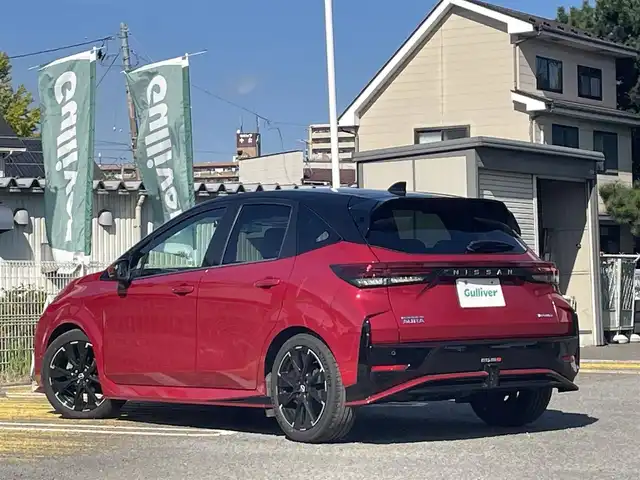 日産 オーラ ニスモ 宮城県 2022(令4)年 3万km ガーネットレッド/スーパーブラック 2トーン /ワンオーナー//寒冷地仕様//純正メーカーナビ//FM/AM/BT/USB/HDMI/フルセグテレビ//プロパイロット//デジタルインナーミラー//エマージェンシーブレーキ//アラウンドビューモニター//ブラインドスポットモニター//レーンキープサポートシステム//ワイヤレス充電//前席シートヒーター/ステアリングヒーター//ビルトインETC2.0//純正ドライブレコーダー//スマートキーx2