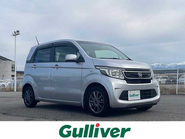 ホンダ Ｎ ＷＧＮ G ターボパッケージ 富山県 2014(平26)年 7.1万km カトラリーシルバーM 社外ディプレイオーディオ/バックカメラ/衝突被害軽減ブレーキ/スマートキー/HID/ターボ