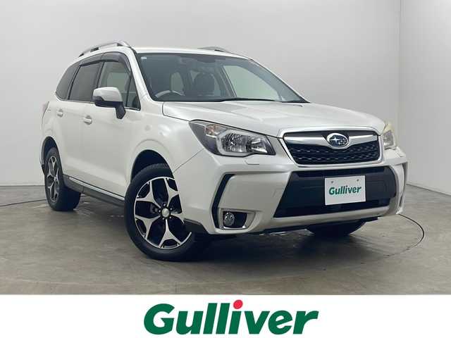 スバル フォレスター S－リミテッド 秋田県 2014(平26)年 5.6万km クリスタルホワイトP 4WD/アイサイトVer2/社外メモリナビ/　　CD/DVD/Bluetooth/フルセグTV/バックカメラ　/パワーバックドア　/レーダークルーズコントロール　/HIDオートライト　/ハーフレザーシート　/前席パワーシート　/前席シートヒーター　/純正18インチアルミホイール/ルーフレール/パドルシフト/前方ドライブレコーダー/スマートキー/ビルトインETC