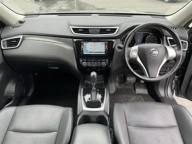 日産 エクストレイル 20X エマージェンシーブレーキ 愛知県 2015(平27)年 9.3万km ダークメタルグレー ワンオーナー/純正メモリナビ/フルセグテレビ/バックカメラ/Bluetooth/アイドリングストップ/ウィンカーミラー/ドアバイザー/プッシュスタート/ビルトインETC/カプロンシート/シートヒーター/衝突軽減ブレーキ