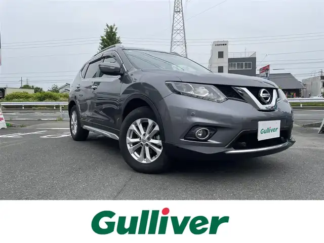 日産 エクストレイル 20X エマージェンシーブレーキ 愛知県 2015(平27)年 9.3万km ダークメタルグレー ワンオーナー/純正メモリナビ/フルセグテレビ/バックカメラ/Bluetooth/アイドリングストップ/ウィンカーミラー/ドアバイザー/プッシュスタート/ビルトインETC/カプロンシート/シートヒーター/衝突軽減ブレーキ
