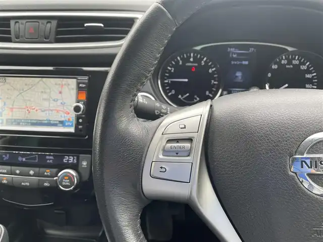 日産 エクストレイル 20X エマージェンシーブレーキ 愛知県 2015(平27)年 9.3万km ダークメタルグレー ワンオーナー/純正メモリナビ/フルセグテレビ/バックカメラ/Bluetooth/アイドリングストップ/ウィンカーミラー/ドアバイザー/プッシュスタート/ビルトインETC/カプロンシート/シートヒーター/衝突軽減ブレーキ