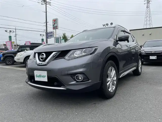 日産 エクストレイル 20X エマージェンシーブレーキ 愛知県 2015(平27)年 9.3万km ダークメタルグレー ワンオーナー/純正メモリナビ/フルセグテレビ/バックカメラ/Bluetooth/アイドリングストップ/ウィンカーミラー/ドアバイザー/プッシュスタート/ビルトインETC/カプロンシート/シートヒーター/衝突軽減ブレーキ