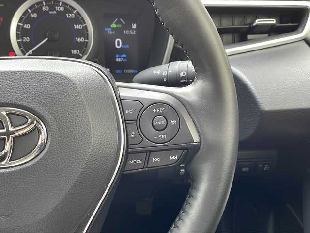 トヨタ カローラツーリング ハイブリッド S 神奈川県 2022(令4)年 1.6万km ライトブルーM 純正ナビ（AM/FM/USB/BT/Miracast)/バックカメラ/前後ドラレコ/ビルトインETC2.0/レーダークルコン/D/N席シートヒーター/ステアリングヒーター/オートハイビーム/ブレーキホールド/ABS/横滑り防止装置/レーンキープアシスト/アイドリングストップ/プッシュスタート/純正AW/純正フロアマット/純正ドアバイザー/保証書/取扱説明書