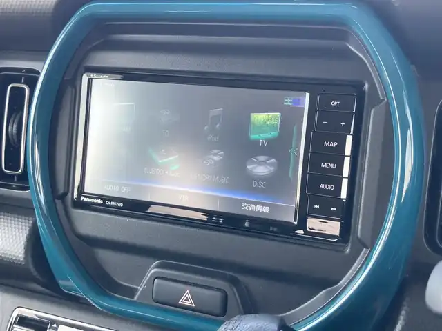 スズキ ハスラー HYBRID X 鳥取県 2021(令3)年 6万km デニムブルー ガンメタリック 2トーン 社外ナビ/フルセグ/DVD/CD/BT/バックカメラ・ETC/デュアルカメラブレーキサポート/レーンアシスト/リアパーキングセンサー/前席シートヒーター/LEDヘットライト/フォグライト/オートハイビーム/純正15インチアルミホイール/プッシュエンジンスタート/アイドリングストップ/スマートキー×２