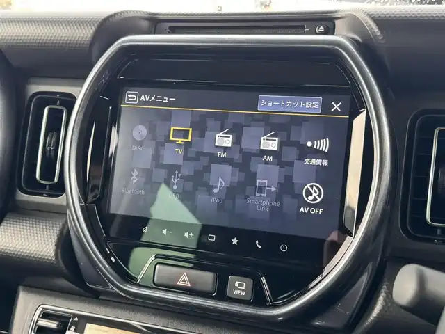 スズキ ハスラー Jスタイル 滋賀県 2021(令3)年 2.6万km シフォンアイボリーメタリック/ガンメタリック2トーン 純正9インチナビ（Bluetooth/USB/CD/DVD/iPod/フルセグ）/衝突軽減防止装置/横滑り防止機能/全方位カメラ/レーンキープアシスト/ETC/ステアリングスイッチ/電動格納ミラー