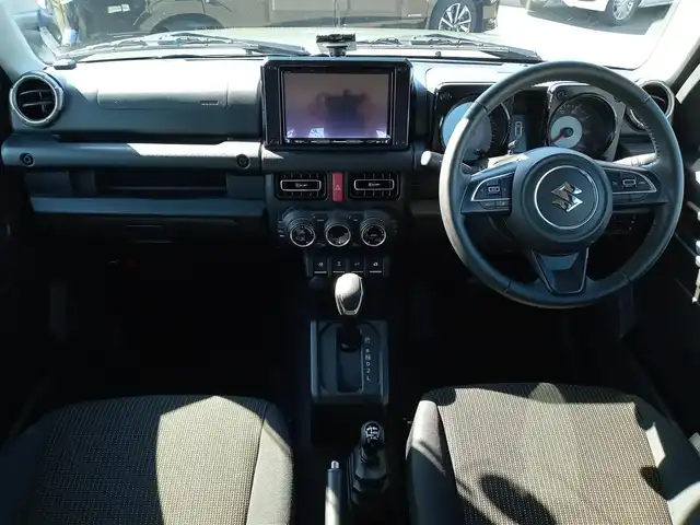 スズキ ジムニー XC 福井県 2019(令1)年 2.5万km ジャングルグリーン ４WD/純正メモリナビ/AM/FM/フルセグ/BT/USB/AUX/iPod/衝突被害軽減システム/クルーズコントロール/レーンキープアシスト/横滑り防止装置/盗難防止装置/前方ドライブレコーダー/ETC/ダブル＋サイドエアバッグ/カーテンエアバッグ/純正フロアマット/純正16インチAW/LEDヘッドライト/Fフォグ/スペアタイヤ/電格ウィンカー/スマートキー