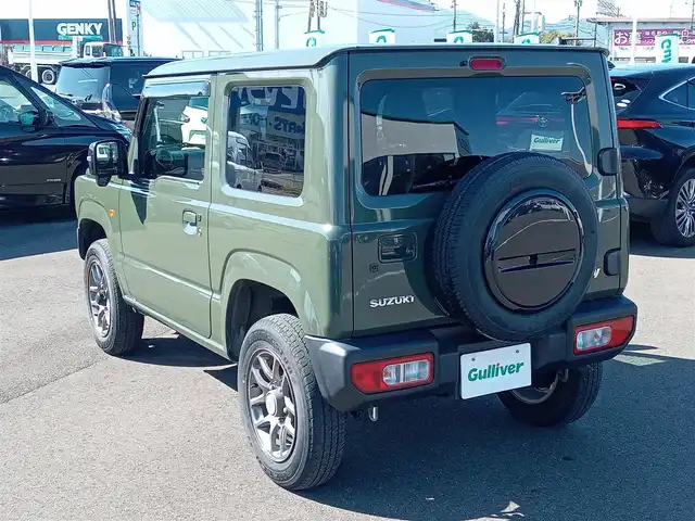 スズキ ジムニー XC 福井県 2019(令1)年 2.5万km ジャングルグリーン ４WD/純正メモリナビ/AM/FM/フルセグ/BT/USB/AUX/iPod/衝突被害軽減システム/クルーズコントロール/レーンキープアシスト/横滑り防止装置/盗難防止装置/前方ドライブレコーダー/ETC/ダブル＋サイドエアバッグ/カーテンエアバッグ/純正フロアマット/純正16インチAW/LEDヘッドライト/Fフォグ/スペアタイヤ/電格ウィンカー/スマートキー