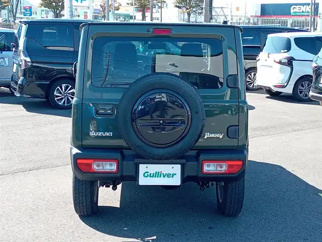 スズキ ジムニー XC 福井県 2019(令1)年 2.5万km ジャングルグリーン ４WD/純正メモリナビ/AM/FM/フルセグ/BT/USB/AUX/iPod/衝突被害軽減システム/クルーズコントロール/レーンキープアシスト/横滑り防止装置/盗難防止装置/前方ドライブレコーダー/ETC/ダブル＋サイドエアバッグ/カーテンエアバッグ/純正フロアマット/純正16インチAW/LEDヘッドライト/Fフォグ/スペアタイヤ/電格ウィンカー/スマートキー