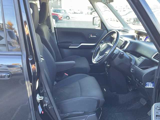 スズキ ソリオ バンディット HV SV 徳島県 2019(令1)年 7.6万km スーパーブラックパール 社外8型SDナビ　CN-RZ843/（ラジオ/フルセグ/DISC/SD/BT/USB/iPod）/全方位カメラ/追従式クルーズコントロール/パドルシフト/両側電動スライドドア/後方コーナーセンサー/LEDヘッドライト/純正ドアバイザー/フォグライト/ビルトインETC /スペアキー/純正15AW