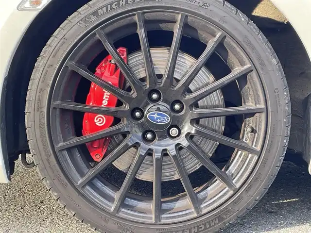 スバル ＢＲＺ STIスポーツ 山形県 2019(平31)年 3.8万km クリスタルホワイトP 6MT/カロッツェリアSDナビ/　　【CD DVD BT フルセグ USB AUX MSV】/バックカメラ/クルーズコントロール/LEDオートライト/ハーフレザー/シートヒーター/純正18インチアルミホイール/ドライブレコーダー/ステアリングスイッチ/電動格納ミラー/フォグランプ/スマートキー/ETC