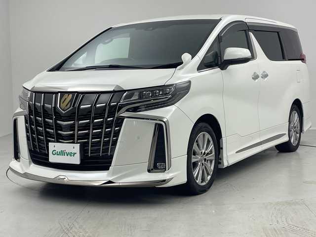 トヨタ アルファード S タイプゴールド 茨城県 2021(令3)年 5.9万km ホワイトパールクリスタルシャイン 衝突軽減ブレーキ/モデリスタエアロパーツ/純正ナビ/　　BT/フルセグ/バックカメラ/両側電動スライドドア/電動リアゲート/レーダークルーズコントロール/LEDオートライト/ハーフレザーシート/純正18インチアルミホイール/ステアリングスイッチ/スマートキー2本/ビルトインETC/禁煙車