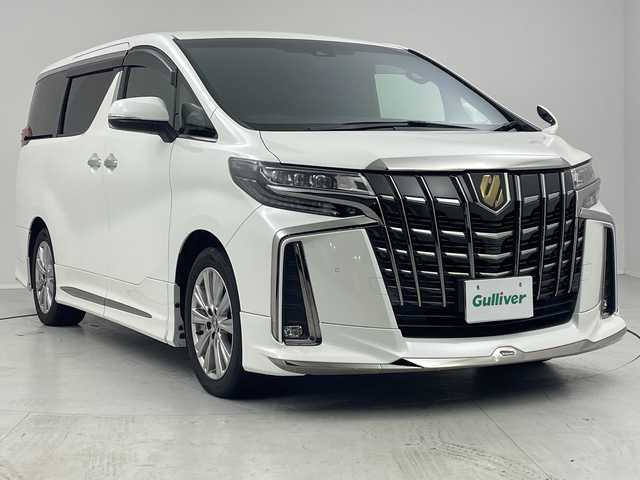 トヨタ アルファード S タイプゴールド 茨城県 2021(令3)年 5.9万km ホワイトパールクリスタルシャイン 衝突軽減ブレーキ/モデリスタエアロパーツ/純正ナビ/　　BT/フルセグ/バックカメラ/両側電動スライドドア/電動リアゲート/レーダークルーズコントロール/LEDオートライト/ハーフレザーシート/純正18インチアルミホイール/ステアリングスイッチ/スマートキー2本/ビルトインETC/禁煙車