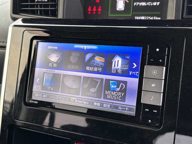 ダイハツ トール カスタムG ターボ SAⅡ 大分県 2018(平30)年 9.4万km レーザーブルークリスタルシャイン ・純正ナビ(CD.DVD.SD.BT.USB)/・バックカメラ/・フルセグテレビ/・両側パワースライドドア/・スマートアシスト/・リアセンサー/・クルーズコントロール/・ETC/・ドライブレコーダー/・ステアリングリモコン