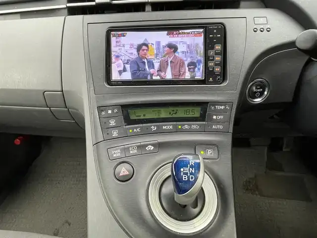 トヨタ プリウス S 群馬県 2011(平23)年 15.2万km ダークブルーマイカ 純正SDナビ（CD、AUX）/ワンセグTV/ビルトインETC/バックカメラ/W、サイドエアバッグ/フォグランプ/スマートキー/プッシュスタート/電動格納ミラー/社外アルミホイール