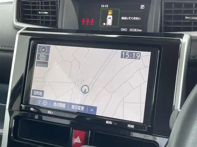 トヨタ ルーミー カスタムG－T 佐賀県 2021(令3)年 2.7万km ブラックマイカメタリック ワンオーナー/純正9型ナビゲーション/・フルセグTV/CD/DVD/Bluetooth/両側パワースライドドア/レーダークルーズコントロール/スマートアシスト/・衝突警報機能/・衝突回避支援ブレーキ機能/・ふらつき警報/ドライブレコーダー/USBポート/ETC/シートヒーター/オートホールド/プッシュスタート/スマートキー/純正LEDヘッドライト/純正14インチアルミ/純正フロアマット