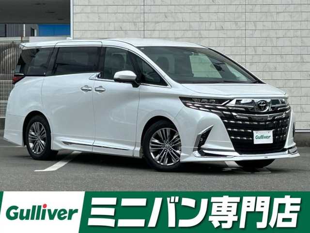 トヨタ アルファード Z 福岡県 2024(令6)年 0.6万km プラチナホワイトパールマイカ 純正HDDナビ(フルセグ/CD/DVD/BT)全方位モニター後席モニターWサンルーフ純正三眼LEDライトシーケンシャルウィンカートヨタセーフティコーナーセンサー電動リアゲート両側パワスラレーダークルーズコントロール前後ドライブレコーダーETC2.0シートヒーターUSBHDMI100V電源純正フロアマット純正アルミホイールプッシュスタートスマートキー