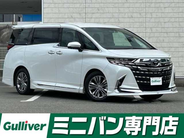トヨタ アルファード Z 福岡県 2024(令6)年 0.6万km プラチナホワイトパールマイカ 純正HDDナビ(フルセグ/CD/DVD/BT)全方位モニター後席モニターWサンルーフ純正三眼LEDライトシーケンシャルウィンカートヨタセーフティコーナーセンサー電動リアゲート両側パワスラレーダークルーズコントロール前後ドライブレコーダーETC2.0シートヒーターUSBHDMI100V電源純正フロアマット純正アルミホイールプッシュスタートスマートキー