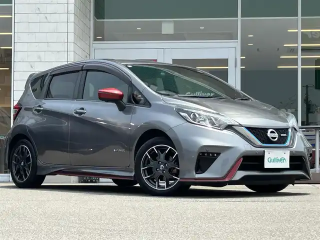 日産 ノート e－パワー ニスモ 兵庫県 2018(平30)年 4.5万km ダークメタルグレー アラウンドビューモニター/純正ドライブレコーダー/純正SDナビ/エマージェンシーブレーキ/NISMO専用スポーツシート/デジタルインナーミラー/NISMO革巻きステアリング/スイッチスタート/LEDヘッドライト/NISMOフロアマット/NISMOドアバイザー/Bluetooth接続/CD/DVD/USB/AUX/ETC