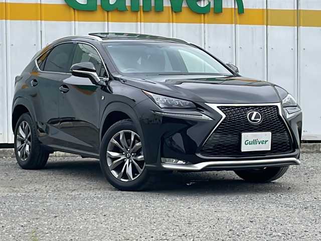レクサス ＮＸ 200t Fスポーツ 道東・釧路十勝 2015(平27)年 5.5万km スターライトブラックガラスフレーク 外部検査済み/サンルーフ/4WD/純正SDナビ/（DVD/フルセグTV/Bluetooth/MSV/USB）/バックカメラ/サイドカメラ/ビルトインETC/レザーシート/前席パワーシート/前席シートヒーター/前席エアーシート/パワーバックドア/横滑り防止機能/純正18インチアルミホイール/スマートキー/LEDヘッドライト/パドルシフト/カーテンエアバック/クルーズコントロール/ステアリングヒーター/センターデフロック/保証書/取扱説明書/スペアキー